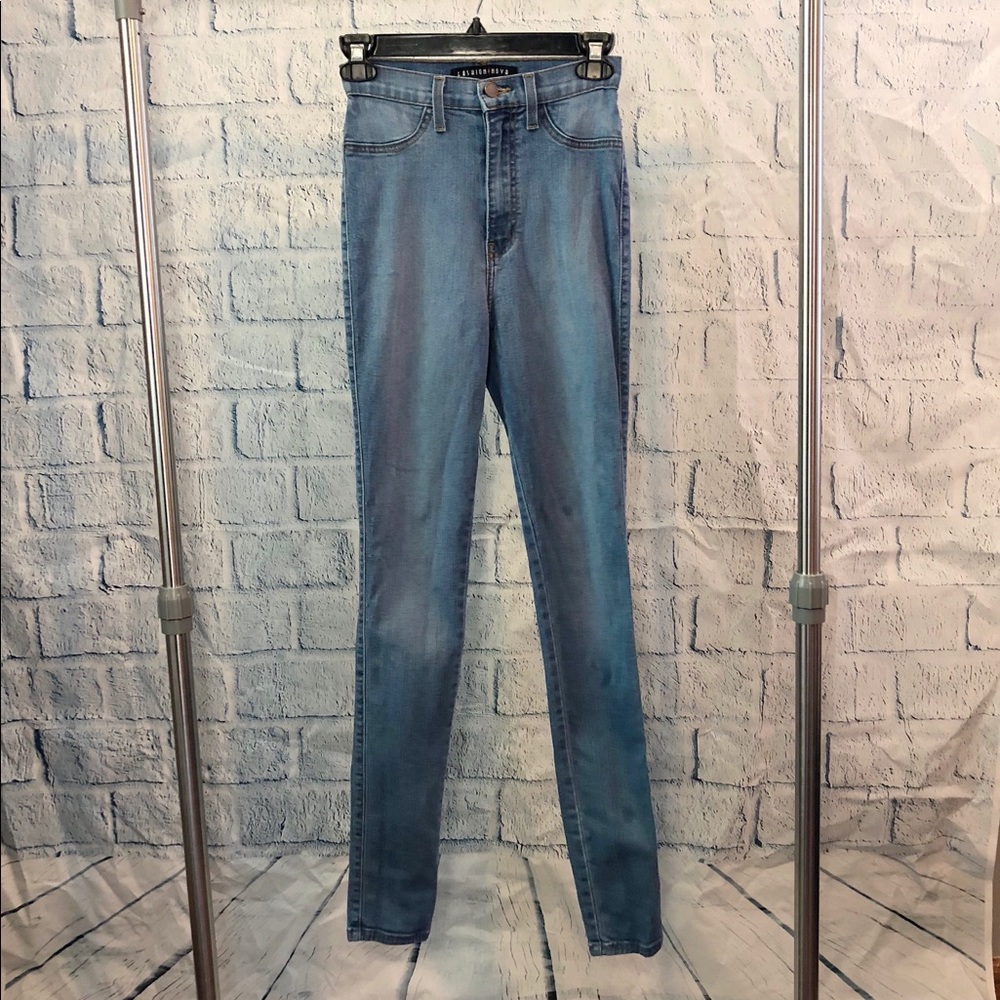 FASHION NOVA Classic High Waist Skinny Jeans